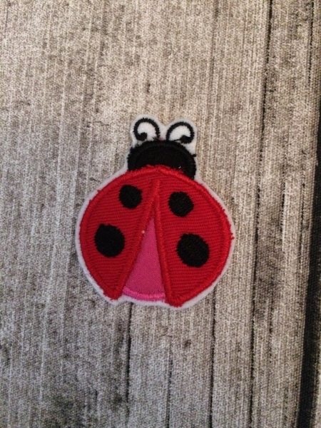 Applikation Marienkäfer 5x5